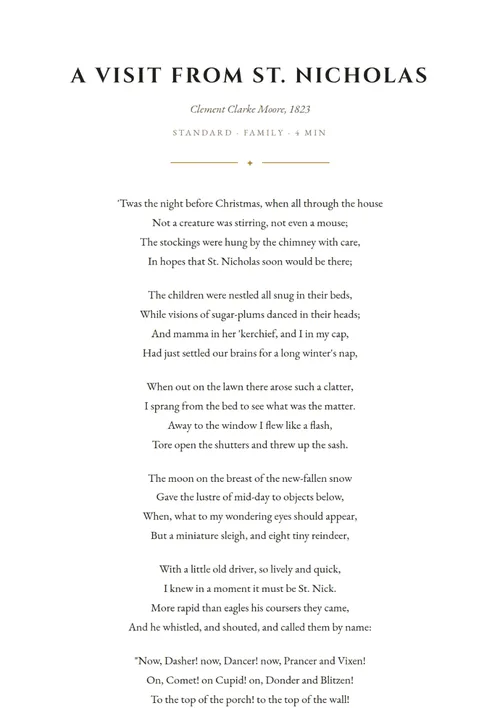 A printed story sheet keepsake